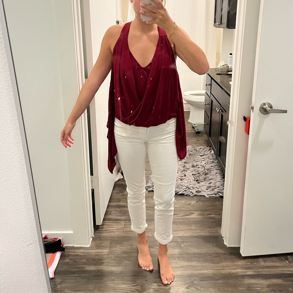 BCBG Draped Top